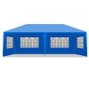 10'x20' Outdoor Party Tent with 6 Removable Sidewalls, Waterproof Canopy Patio Wedding Gazebo, Blue