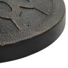 Parasol Base Round Polyresin 28.7 lb Bronze