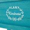 Blue Wood Raised Garden Bed; 40.2" L x 18.2" W x 32" H