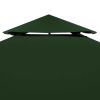 Gazebo Cover Canopy Replacement 1 oz/ftÂ² Green 9.8'x9.8'
