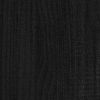 Garden Planters 2 pcs Black 43.3"x12.2"x27.6" Solid Wood Pine