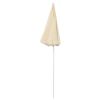 Outdoor Parasol with Steel Pole Sand 70.9"