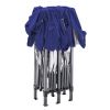 10'x20' EZ Pop Up Canopy Outdoor Portable Party Folding Tent with 6 Removable Sidewalls + Carry Bag + 6pcs Weight Bag Beige Blue