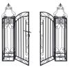 Ornamental Garden Gate Wrought Iron 48"x8.1"x39.4"