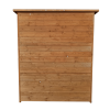 XWT011 WOODENSHED Natural for backyard garden big Tool storage Flat roof tool room 63.58"X 24.6"X 53.15"