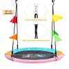 Outdoor Round Flying Saucer Tree Swing Set