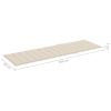 Patio Sun Lounger with Cushion Bamboo